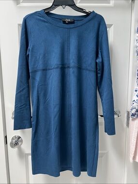 Joh Teal Long-Sleeve Knit Dress
